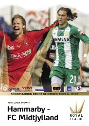 Hammarby - FC Midtjylland - Royal League