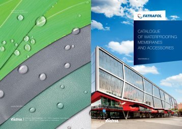 catalogue of waterproofing membranes and accessories - Fatrafol