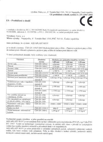 aquaplast 805/v - Fatrafol