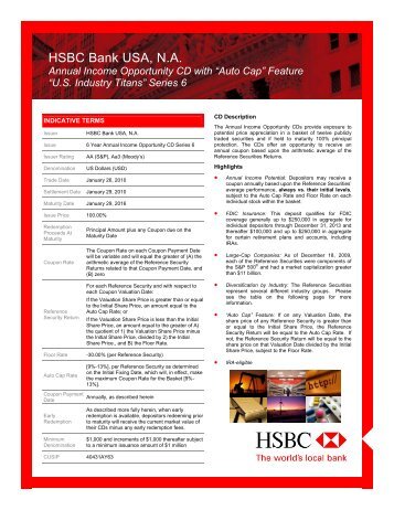 HSBC Bank USA, N.A. - FatWallet