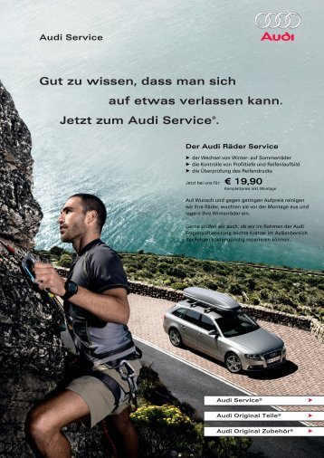 Gut zu wissen, dass man sich auf etwas ... - Autohaus Reisinger Gmbh