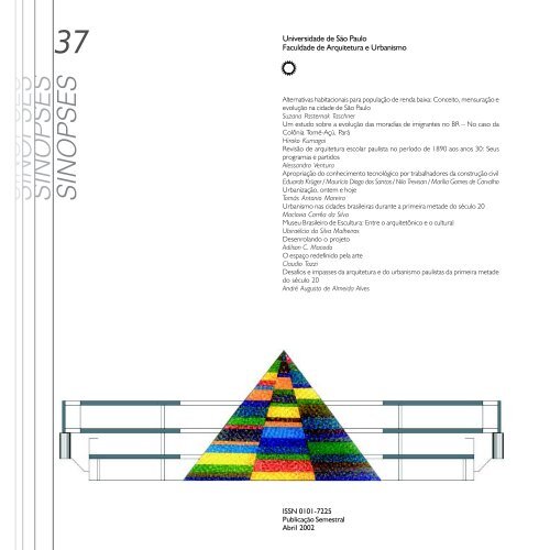 Sinopses 37 - pdf - FAU - USP