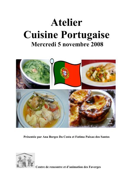 Atelier Cuisine Portugaise - Centre de Rencontre et d'Animation des ...