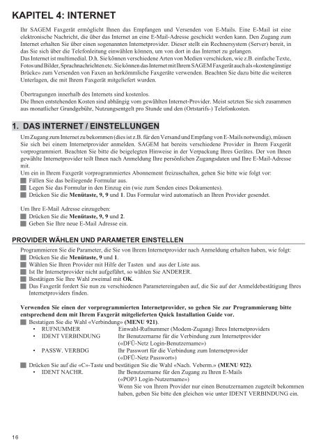 BDA Laserfax 845i deutsch - Fax-Anleitung.de