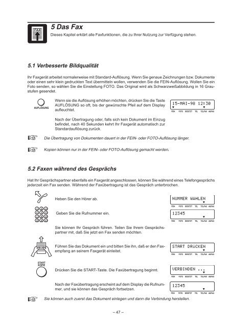 Bedienungsanleitung - leicht gemacht I ALLES ... - Fax-Anleitung.de