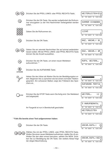 Bedienungsanleitung - leicht gemacht I ALLES ... - Fax-Anleitung.de