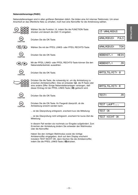 Philips HFC111 D Manual - Fax-Anleitung.de