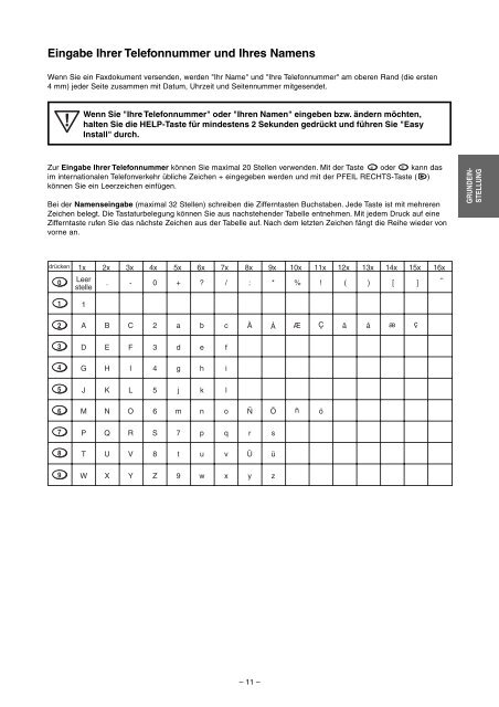 Philips HFC111 D Manual - Fax-Anleitung.de