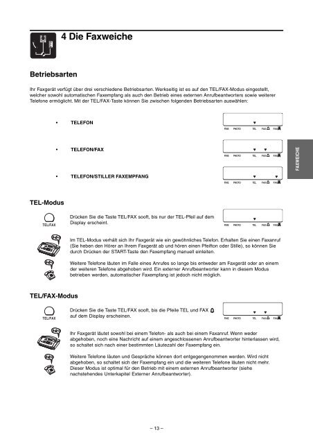 Philips HFC111 D Manual - Fax-Anleitung.de