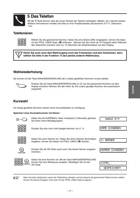 Philips HFC111 D Manual - Fax-Anleitung.de