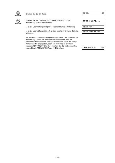 Philips PPF211 D Manual - Fax-Anleitung.de