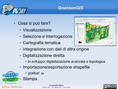 Geografia libera con PostgreSQL: PostGIS come base di ... - Faunalia