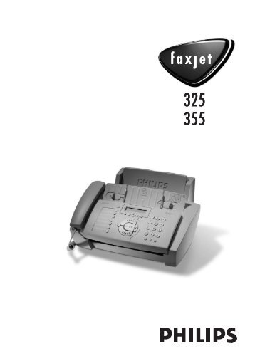 User-Manual Philips Faxjet 325/355 italiano - Fax-Anleitung.de