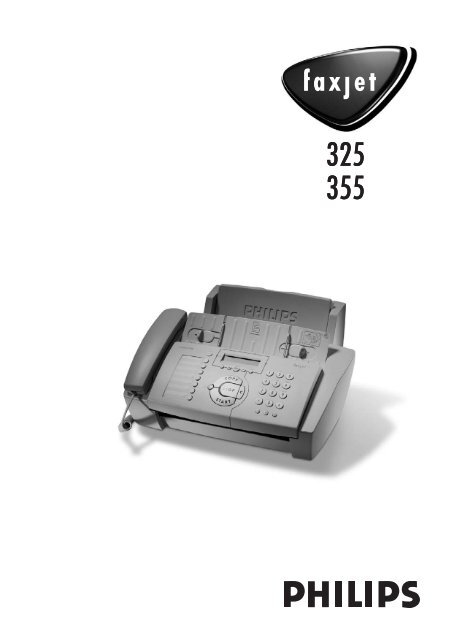 philips faxjet 325 - Fax-Anleitung.de