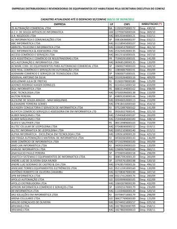 empresas distribuidoras e revendedoras de equipamentos ecf ...