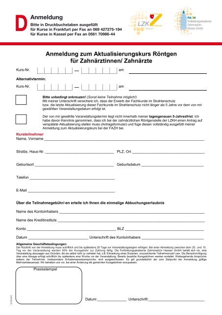 Fortbildungsakademie Zahnmedizin Hessen GmbH