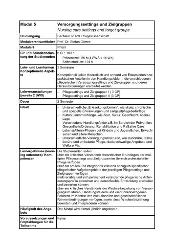 Modul 5: Versorgungssettings und Zielgruppen (application/pdf 10.0 ...