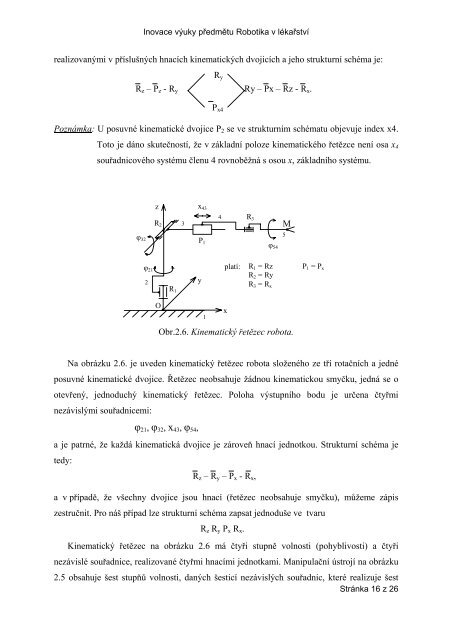 Kinematická dvojice, Třídy a - FBMI