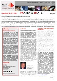 Ausgabe 03 / 2008 - FaZiT Interim GmbH
