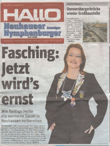 06.02.2013: Neuhauser Nymphenburger Anzeiger - Faschingsclub ...