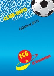 nachgelesen - FC Grosswangen