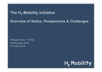 The H -Mobility Initiative - FCH JU