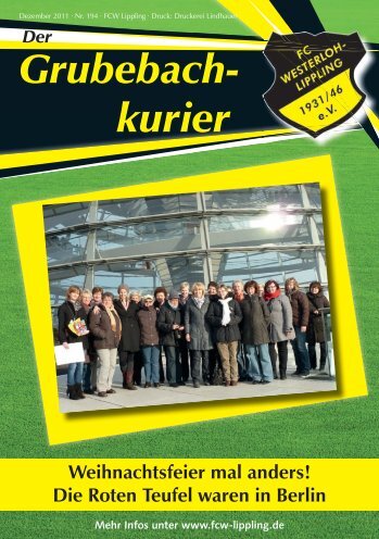 Grubebach- kurier - FC Westerloh-Lippling