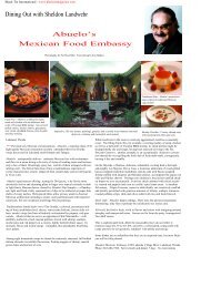 Dining Out with Sheldon Landwehr Abuelo's Mexican Food Embassy