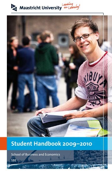 Student Handbook - School of Business and Economics - Maastricht ...