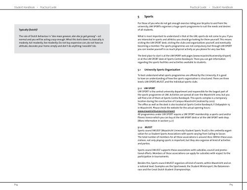 Student Handbook - School of Business and Economics - Maastricht ...