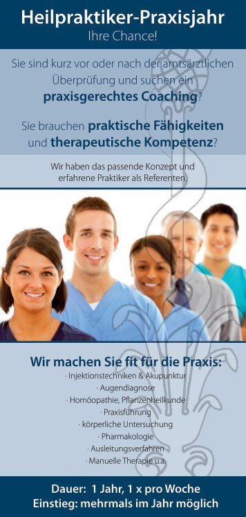 Heilpraktiker-Praxisjahr - Fachverband Deutscher Heilpraktiker