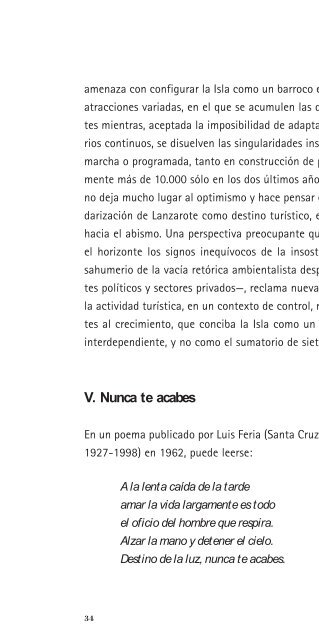 Lanzarote: el papel de la crisis - Fundación César Manrique