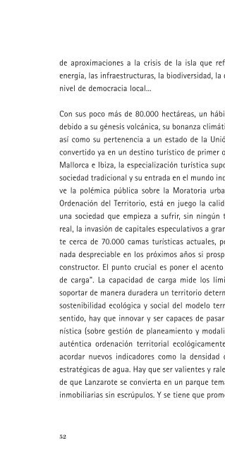 Lanzarote: el papel de la crisis - Fundación César Manrique