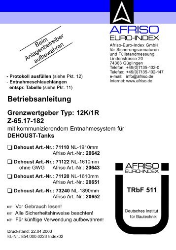 Deutschland - DEHOUST GmbH