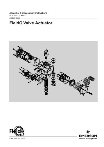 FieldQ Valve Actuator - Fluid Control Services