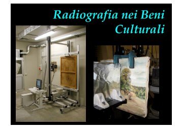 Radiografia nei Beni Culturali