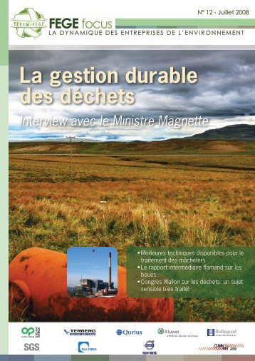 La gestion durable des déchets - FEBEM - Federatie van Bedrijven ...