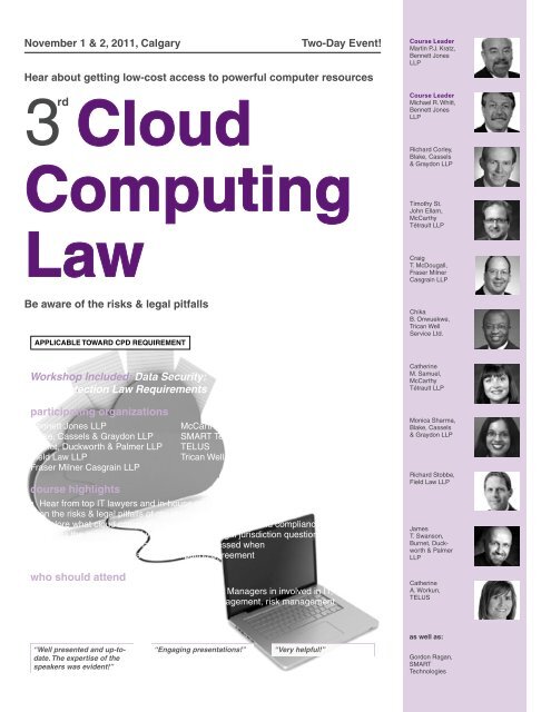 Cloud Computing Law - Federated Press