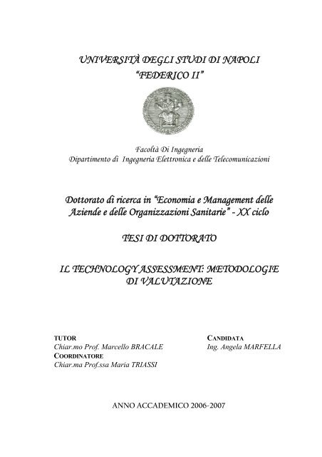 FedOA - Università degli Studi di Napoli Federico II