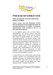 presseinformation - FehMare