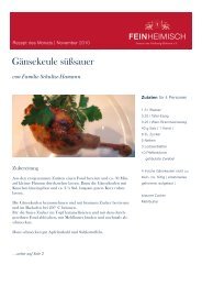 Rezept zm Download - Feinheimisch