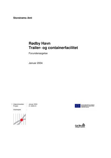 Rødby Havn Trailer- og containerfacilitet - Femern Belt Development