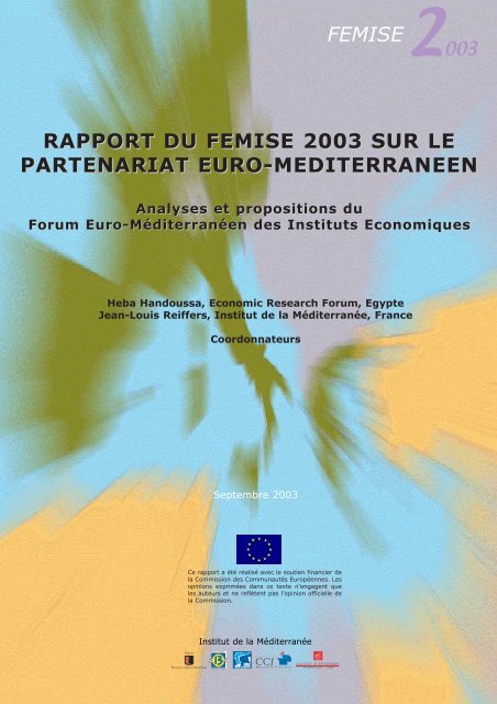 Rapport sur le partenariat euroméditerranéen 2003 - Femise