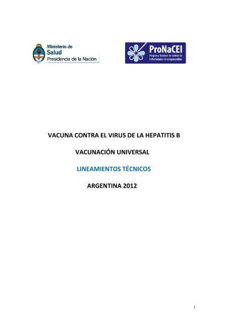 vacuna contra el virus de la hepatitis b vacunación ... - Femeba Salud