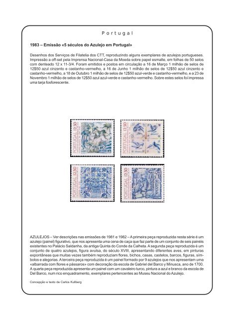 Selos de Portugal - Vol V (1979/1984) - FEP