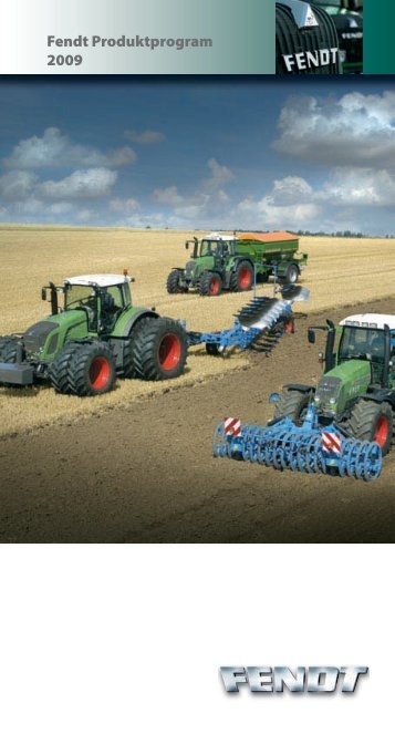 Fendt Produktprogram 2009 - AGCO GmbH