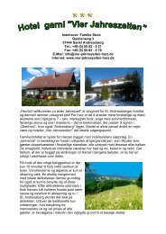Indehaver: Familie Stute Quellenweg 3 37444 Sankt ... - Ferie i Harzen
