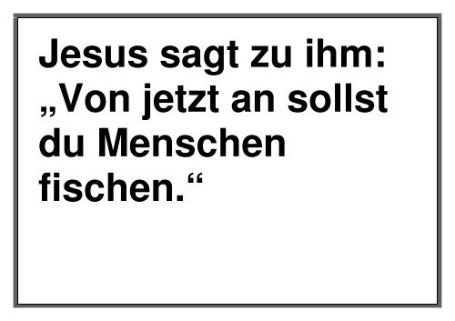 Petrus – vom Fischer zum Apostel - Evangelische Ferien- und ...