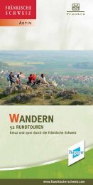 52 Wanderungen - Die Fränkische Schweiz