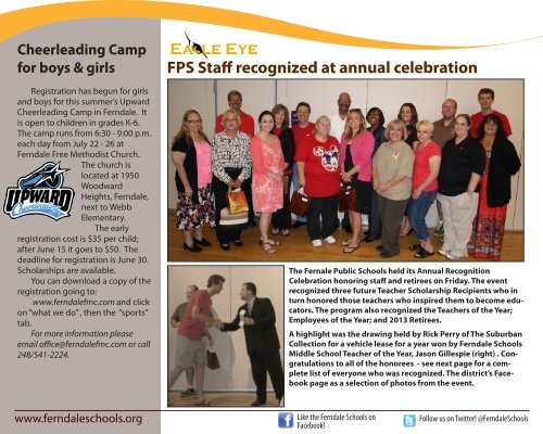 enews Graduation Issue | June 14, 2013 - Ferndale Public Schools